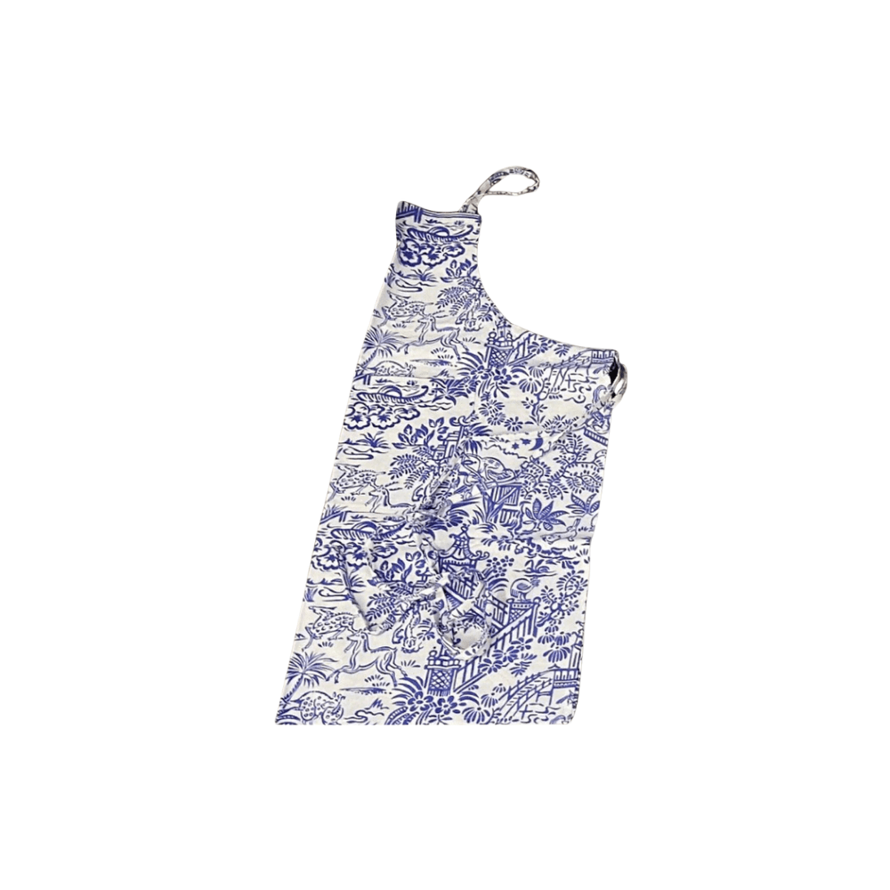 Delantal Pagoda Toile Azul - La Compañía Francesa