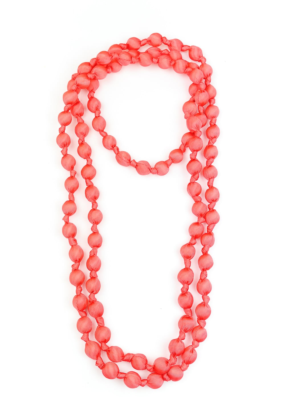 Collar Seda Coral