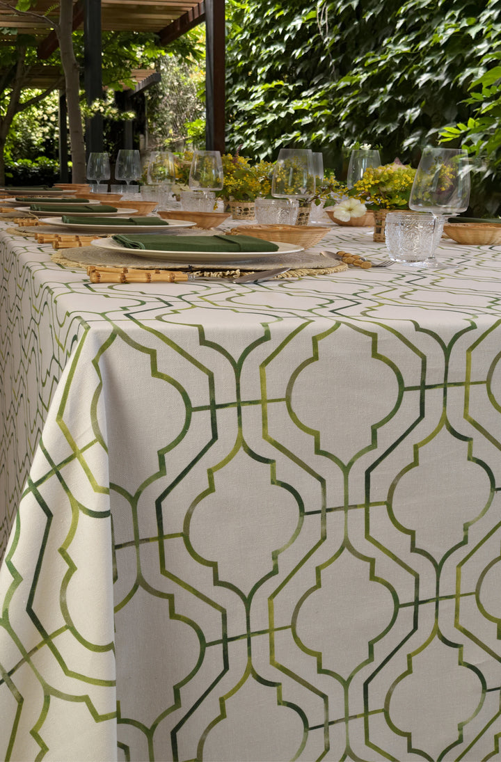 Mantel Estampado Pavilion Trellis