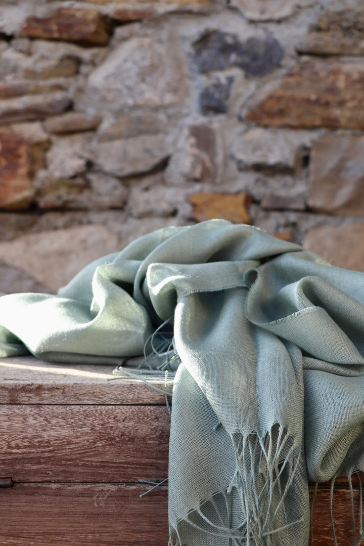 Foulard de Alpaca, Verde Agua - La Compañía Francesa