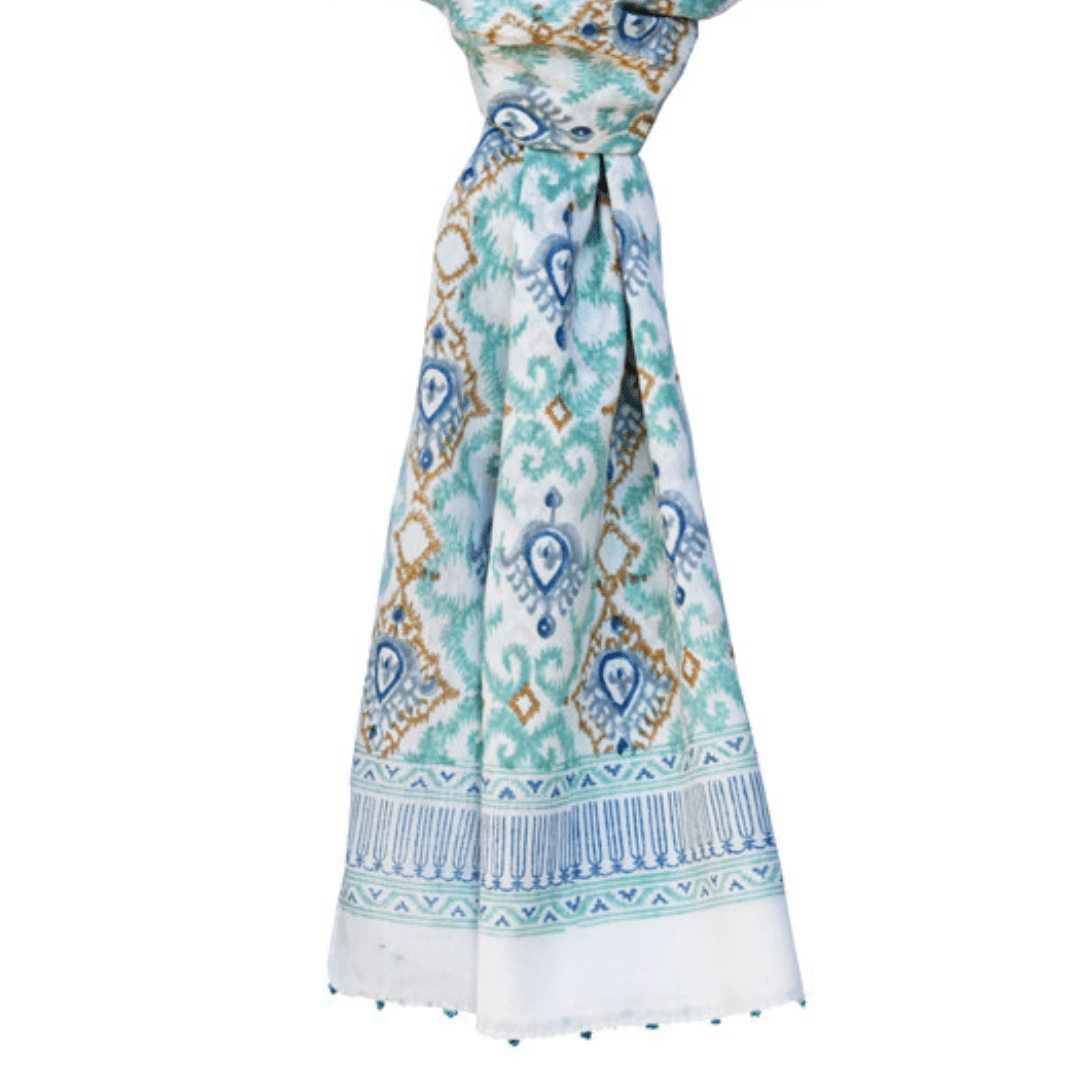 Foulard Liz Turquesa - La Compañía Francesa