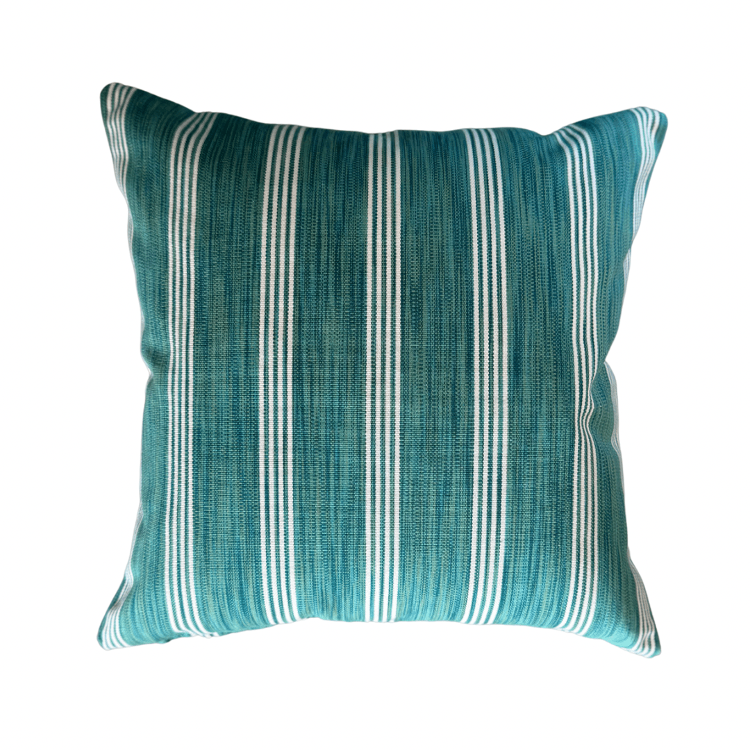 Funda de Cojín Green Stripes 50x50 cm - La Compañía Francesa