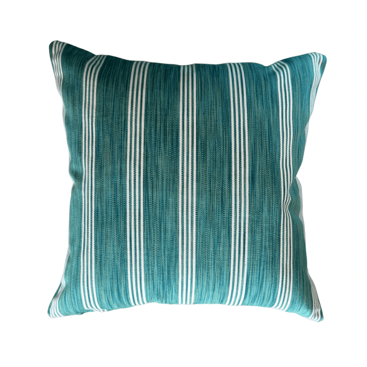 Funda de Cojín Green Stripes 50x50 cm - La Compañía Francesa
