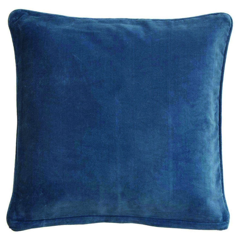 Funda de Cojín Velours Blue 50 x 50 CM - La Compañía Francesa