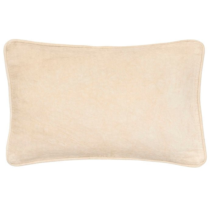 Funda de Cojín Velours Vainilla 33 x 50 CM - La Compañía Francesa