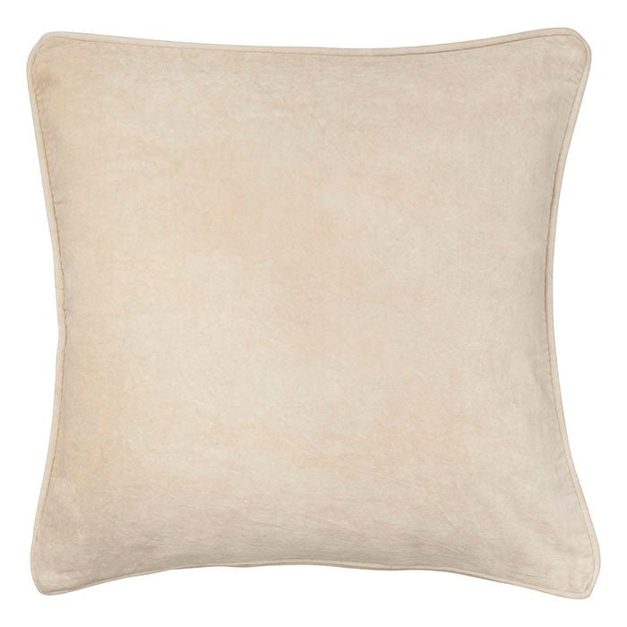 Funda de Cojín Velours Vainilla 50 x 50 CM - La Compañía Francesa
