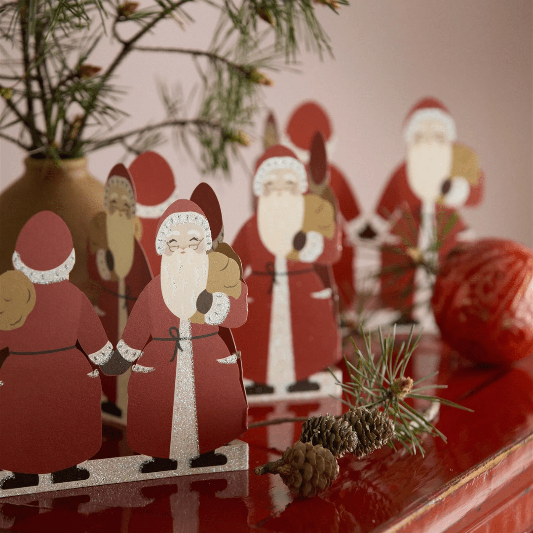 Guirnalda para Mesa de Navidad de Papá Noel - La Compañía Francesa