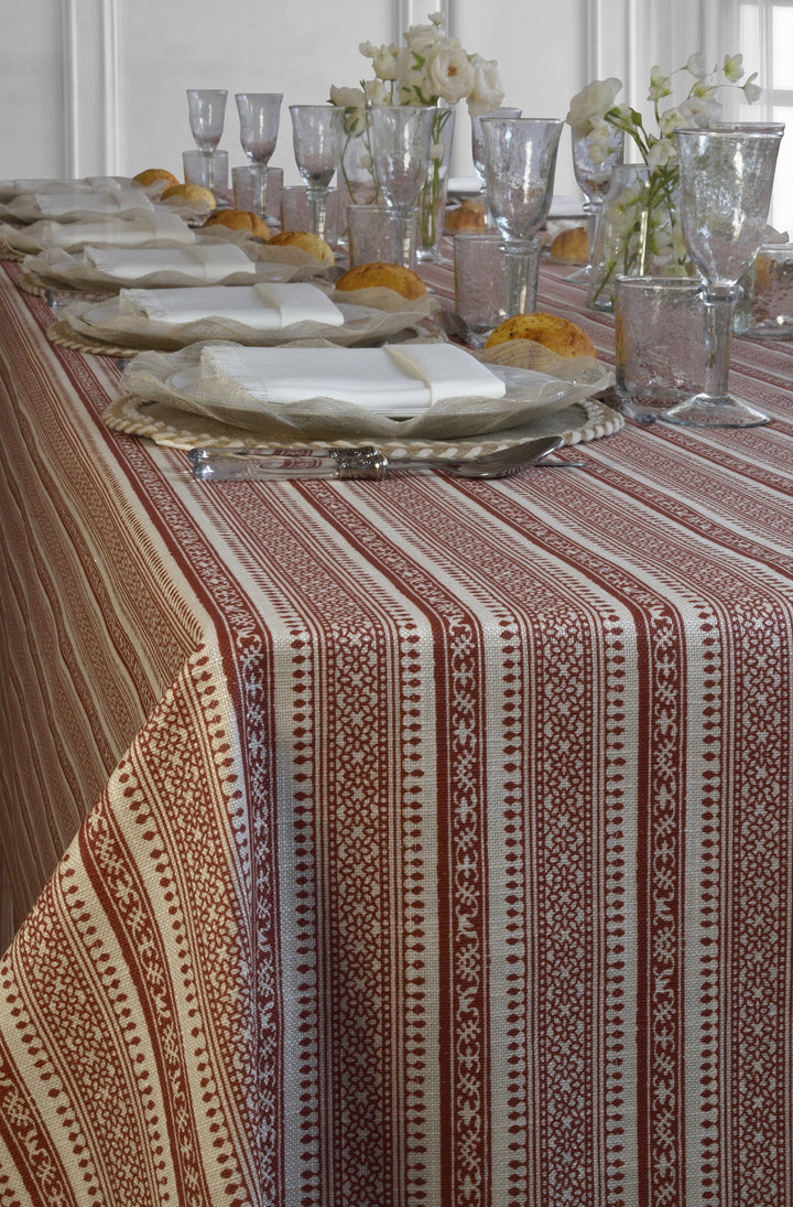 Mantel Resinado Normandie Rouge