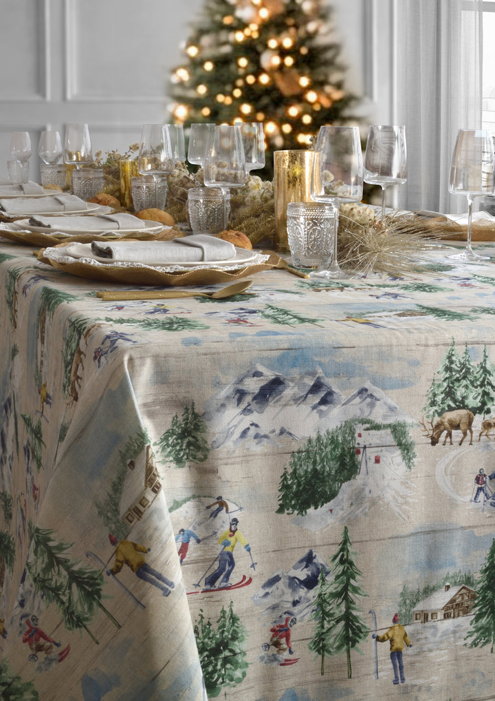 Mantel Estampado Mont Blanc