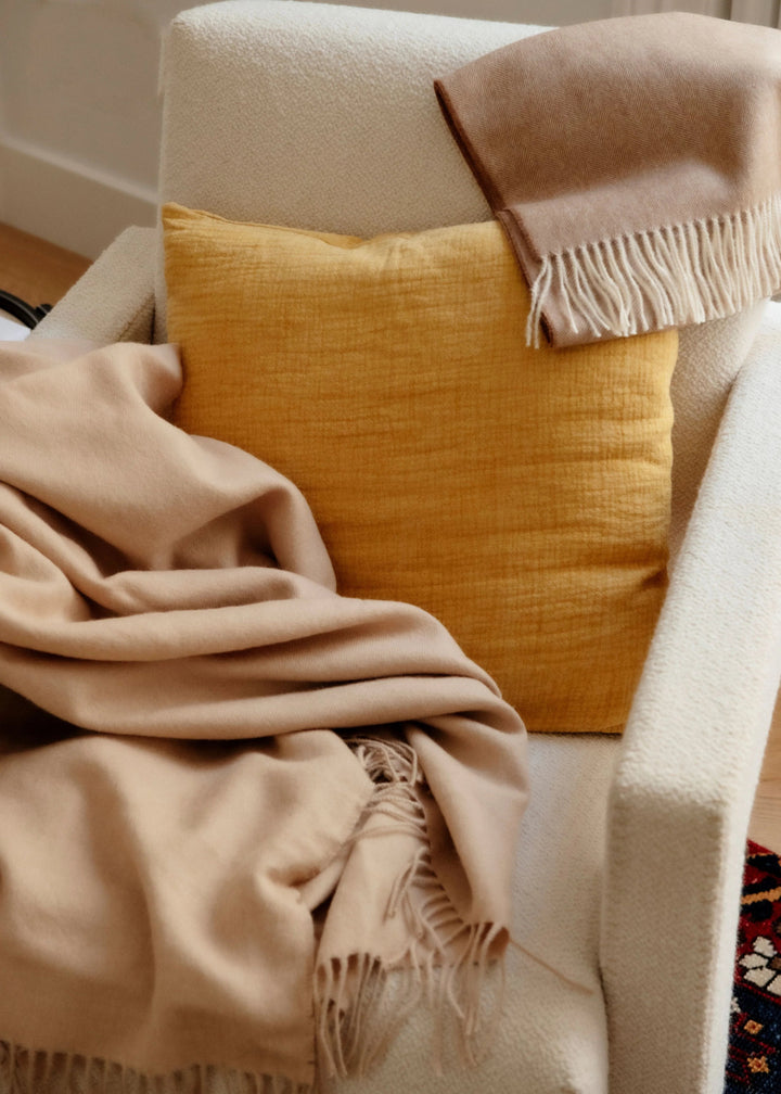 Manta Baby Alpaca | Beige - La Compañía Francesa