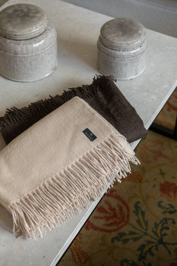 Manta Baby Alpaca | Beige - La Compañía Francesa