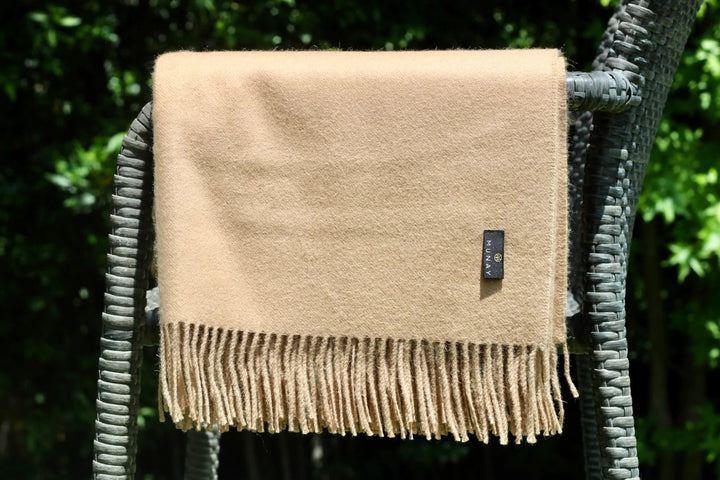 Manta Baby Alpaca | Camel - La Compañía Francesa