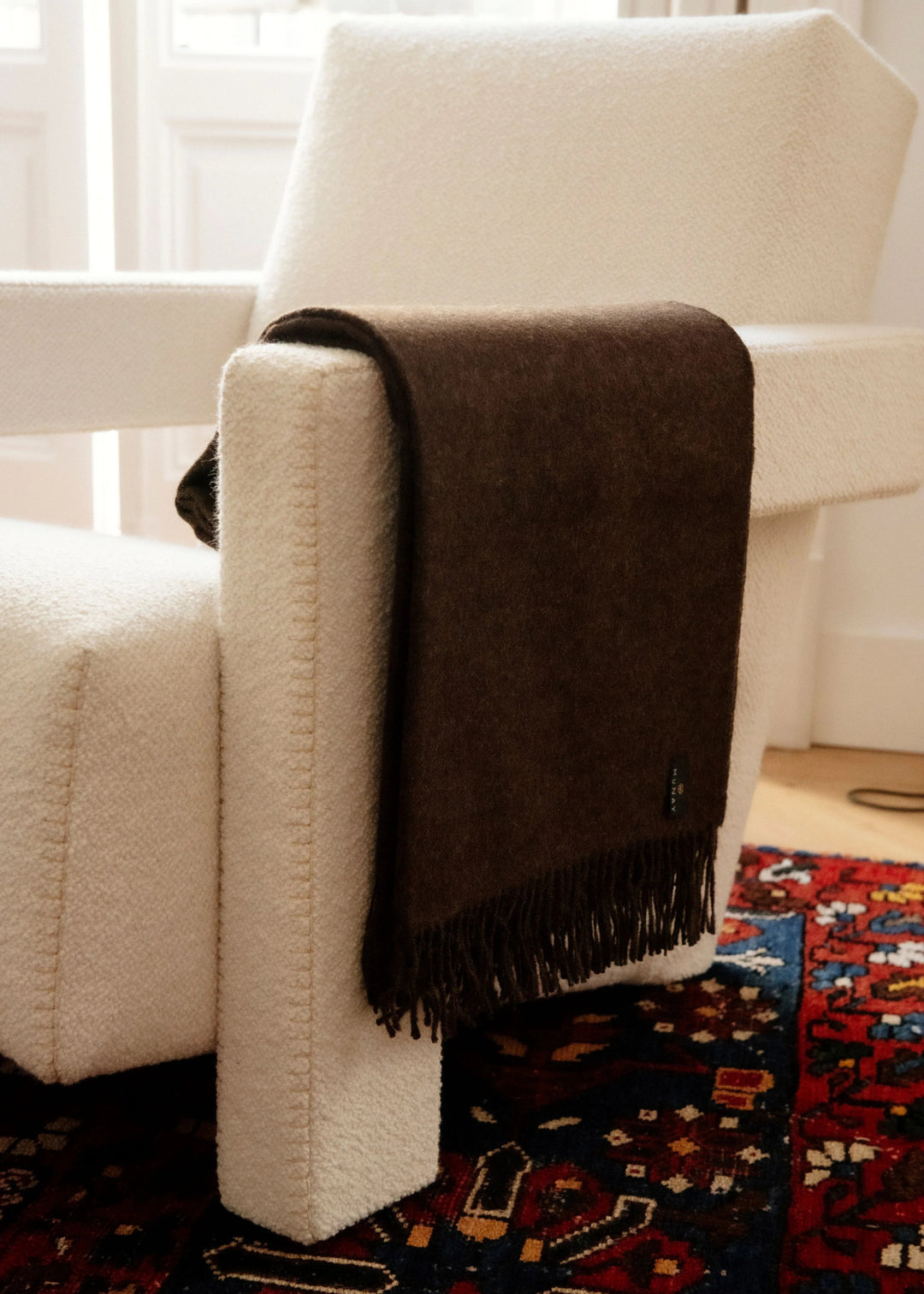 Manta Baby Alpaca | Chocolate - La Compañía Francesa