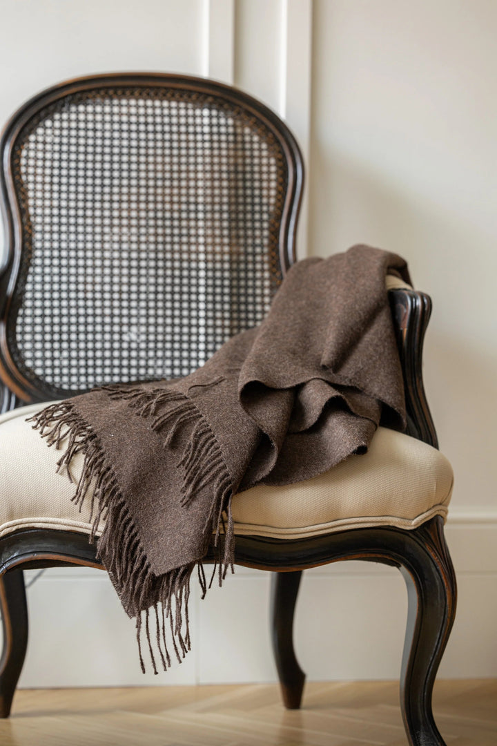 Manta Baby Alpaca | Chocolate - La Compañía Francesa