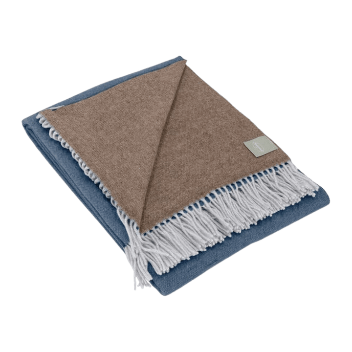 Manta Gold Plaid | Azul/Tabaco - La Compañía Francesa