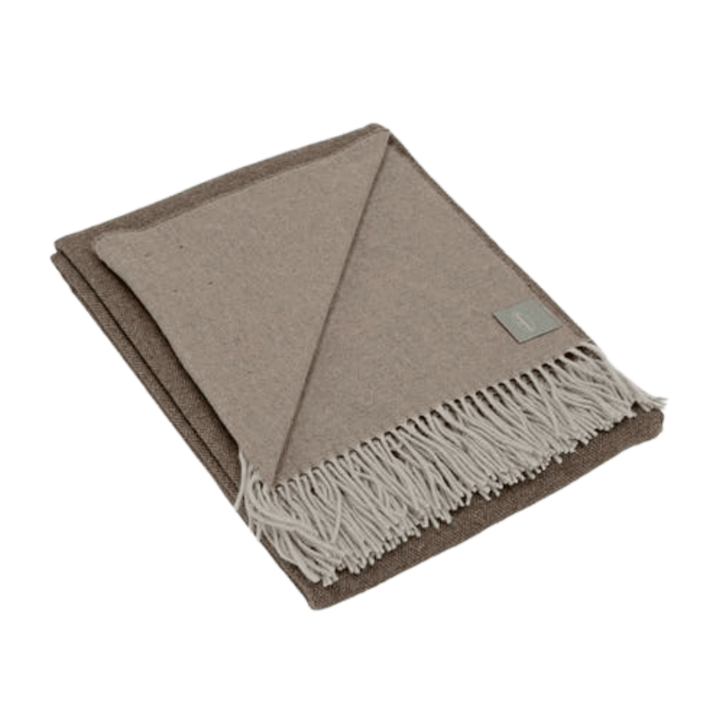 Manta Gold Plaid | Café/Natural - La Compañía Francesa