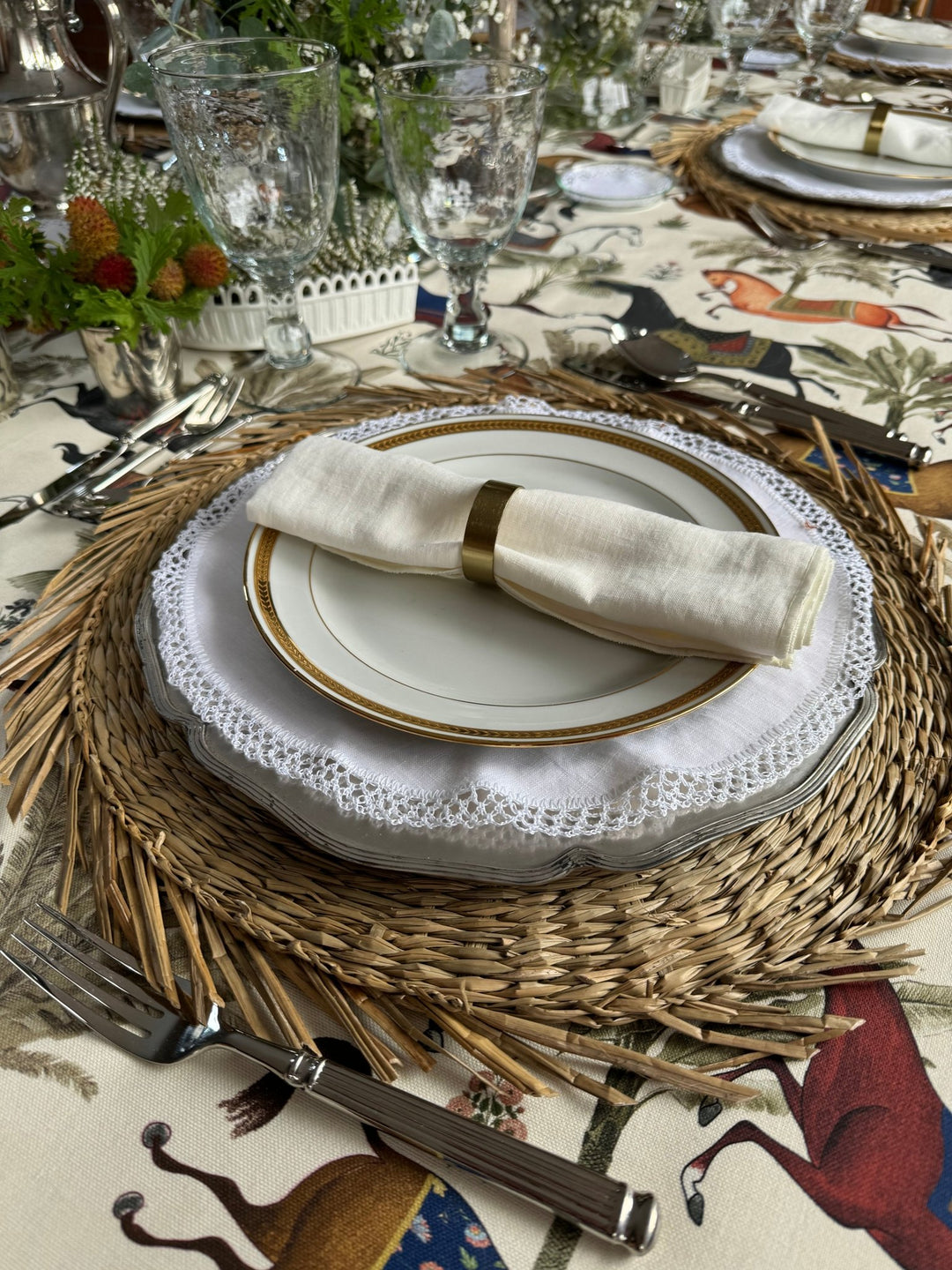 Mantel Estampado Cavaliers - La Compañía Francesa