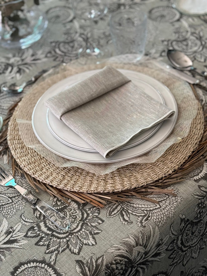 Mantel Estampado Hibiscus - La Compañía Francesa