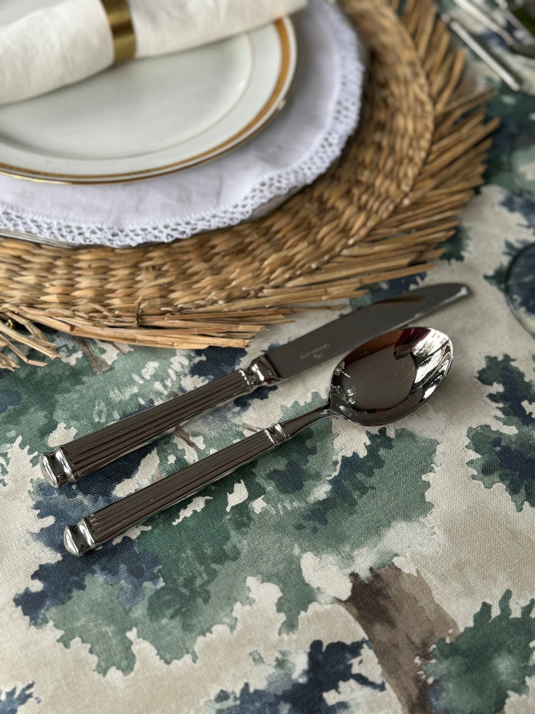 Mantel Estampado La Forêt Blue - La Compañía Francesa