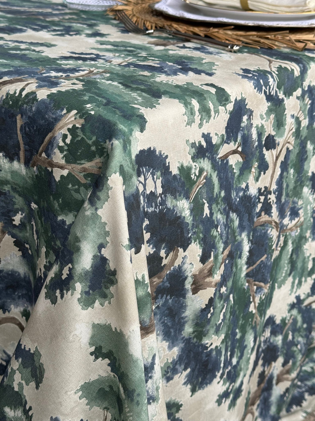 Mantel Estampado La Forêt Blue - La Compañía Francesa