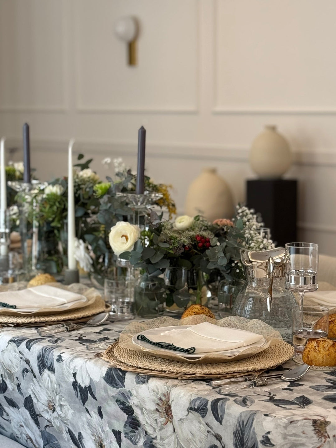 Mantel Estampado White Garden - La Compañía Francesa