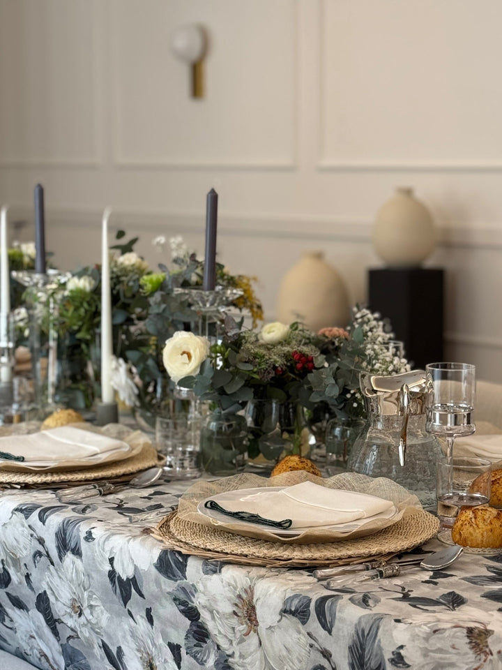 Mantel Estampado White Garden - La Compañía Francesa