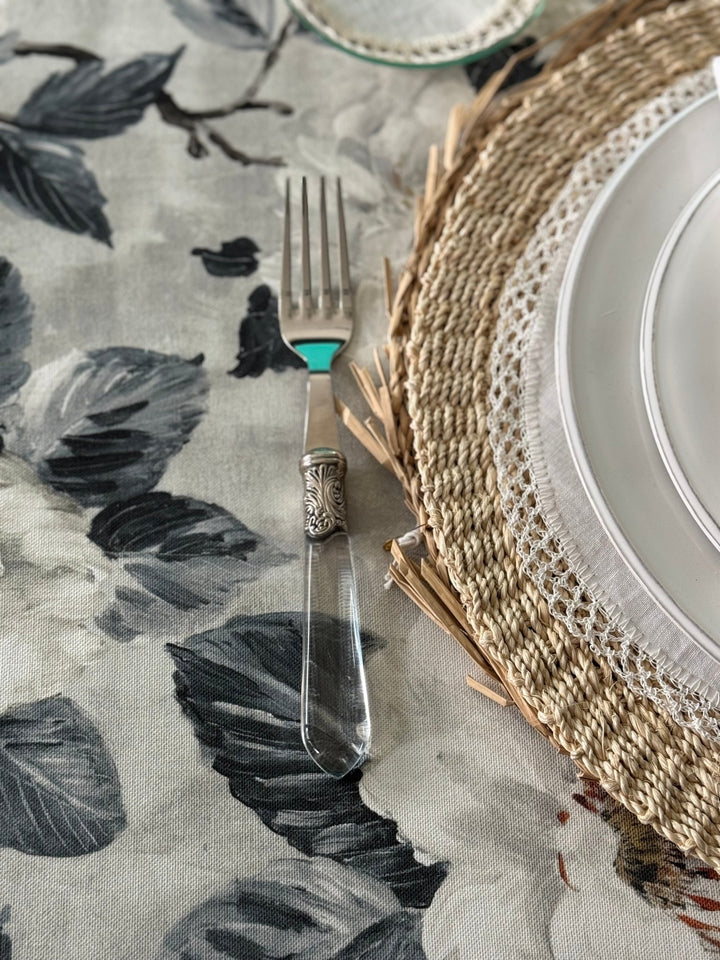 Mantel Estampado White Garden - La Compañía Francesa