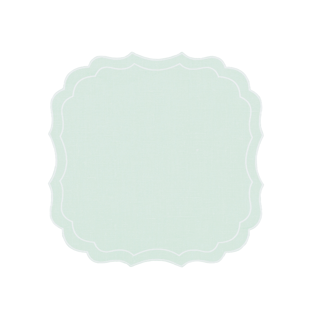 Mantel Individual Cuadrado Milky Green Set/2 - La Compañía Francesa