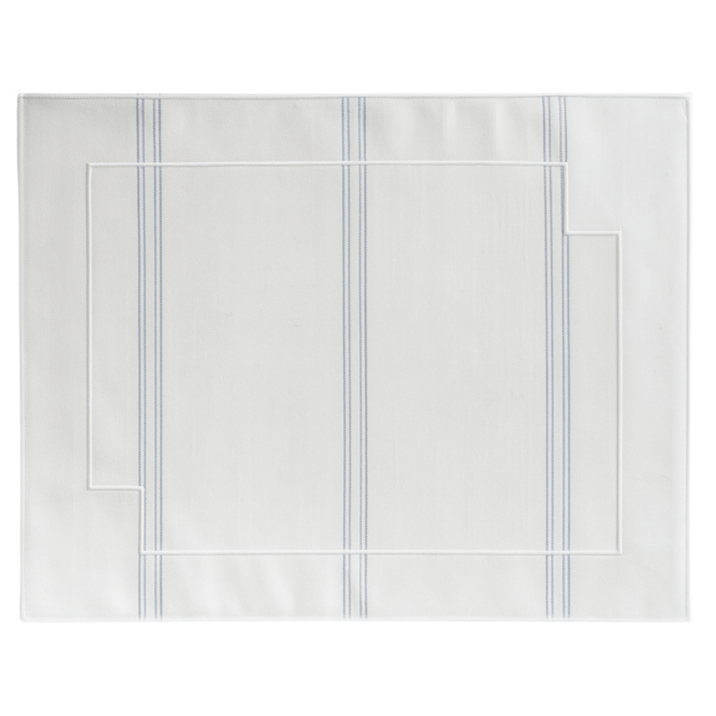 Mantel Individual Resinado Rectangular Blue Stripe Set/2 - La Compañía Francesa