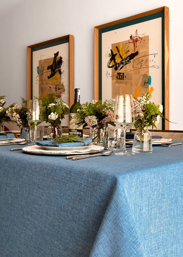 Mantel Kairo Azul Claro - La Compañía Francesa