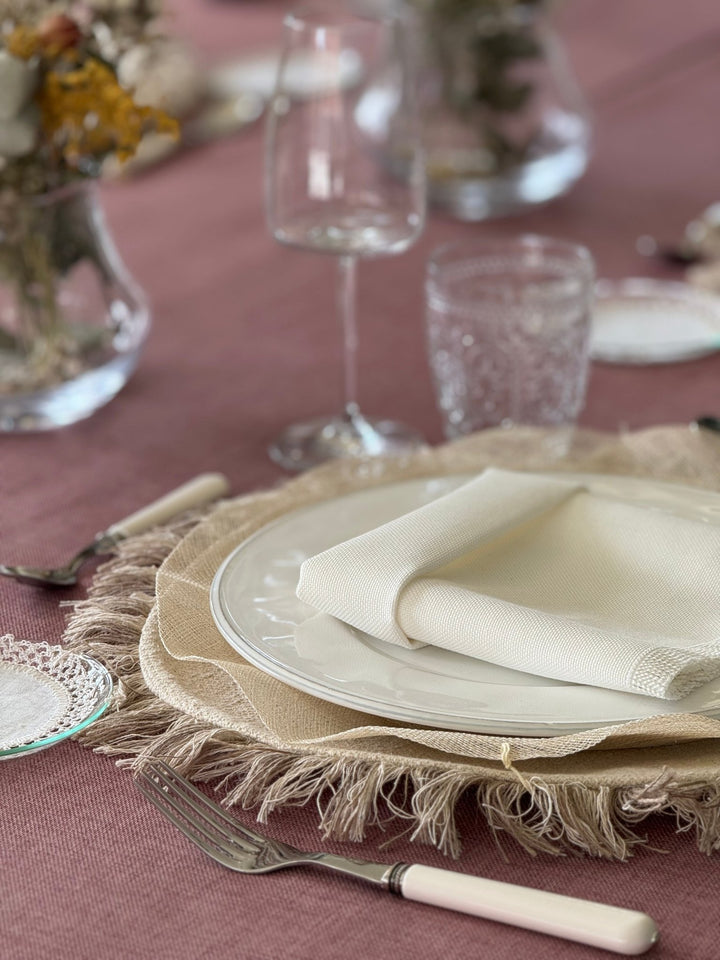 Mantel Kairo Rosa Palo - La Compañía Francesa