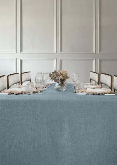 Mantel Kairo Verde Agua - La Compañía Francesa