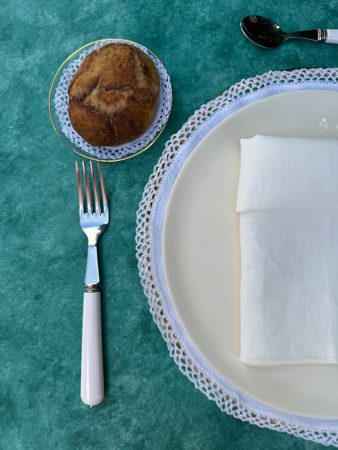 Mantel Resinado Anna Turquesa - La Compañía Francesa