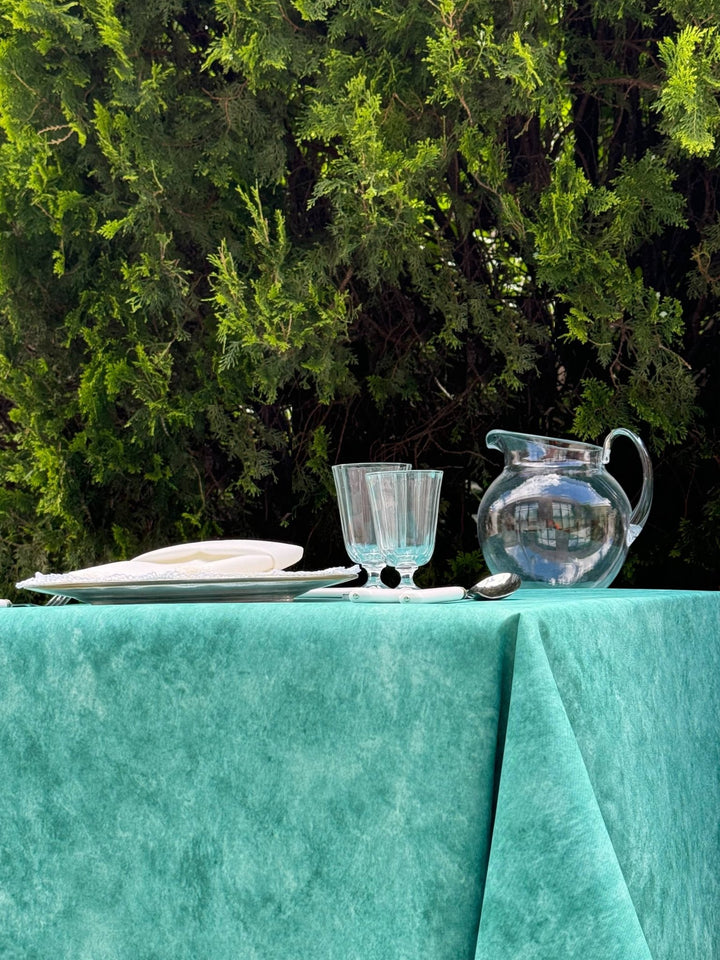 Mantel Resinado Anna Turquesa - La Compañía Francesa