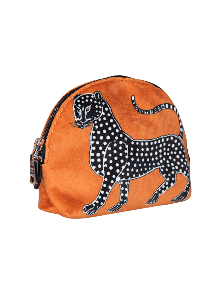 Neceser de Terciopelo Naranja - La Compañía Francesa