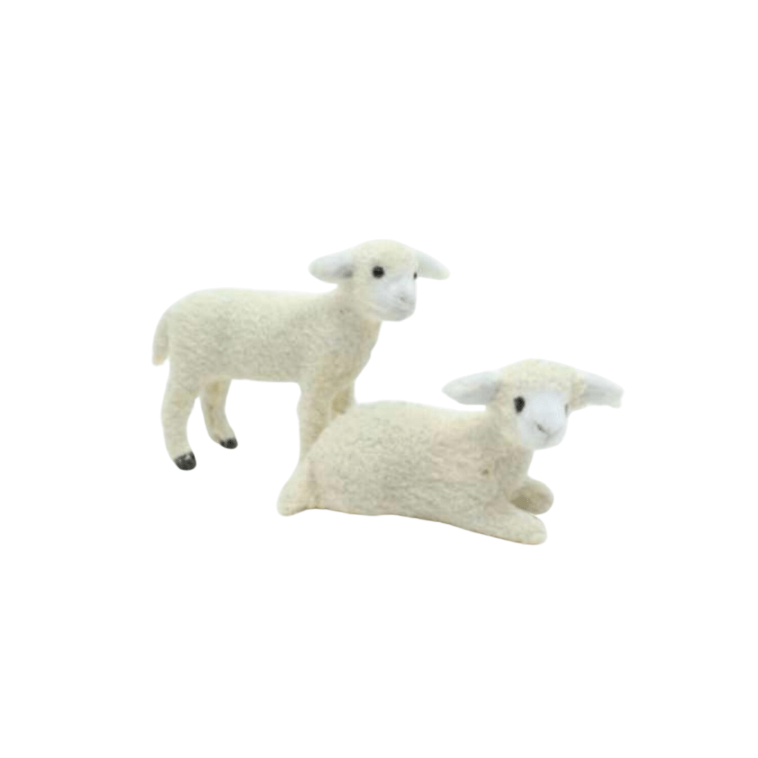 Oveja Decorativa De Navidad Set/2 - La Compañía Francesa