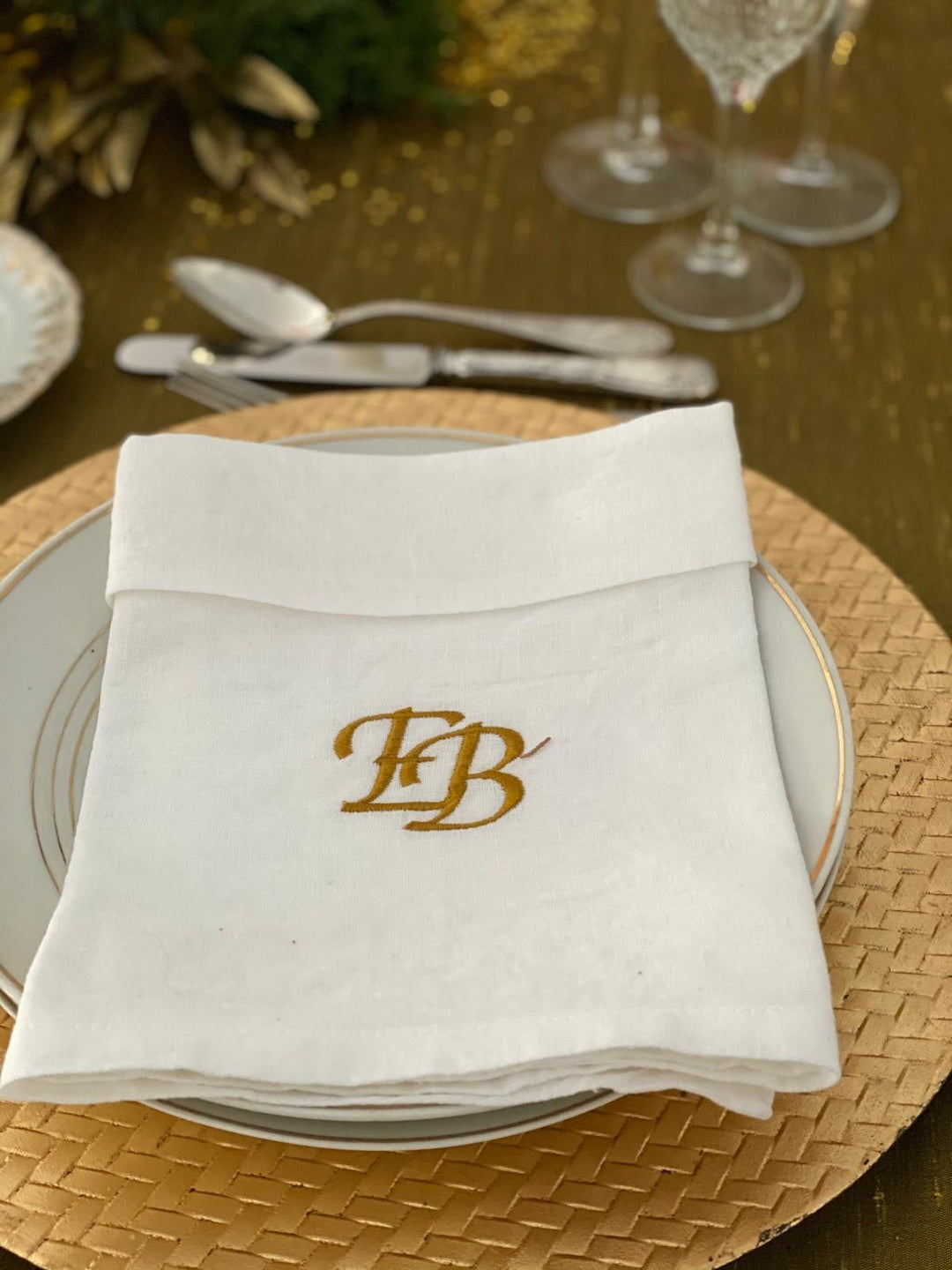 Personaliza Tu Servilleta de Lino - La Compañía Francesa