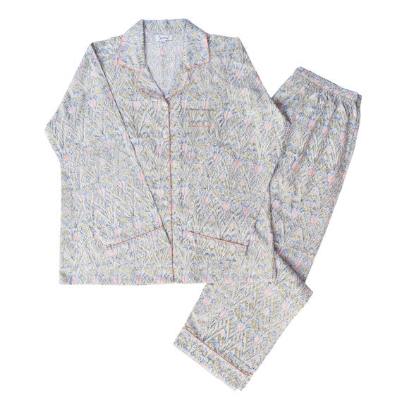 Pijama Geometrique Salmón M/L