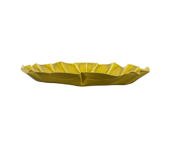 Bandeja Floral Mostaza