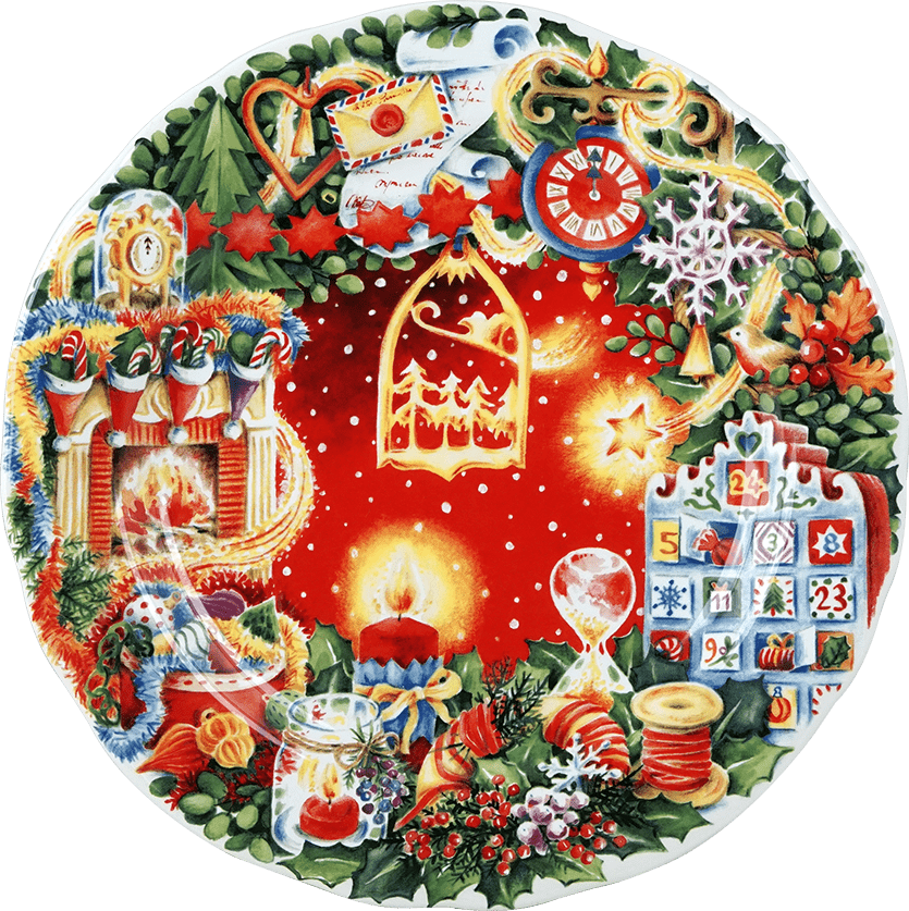 Plato de Postre Noel Navidad 2023 - La Compañía Francesa