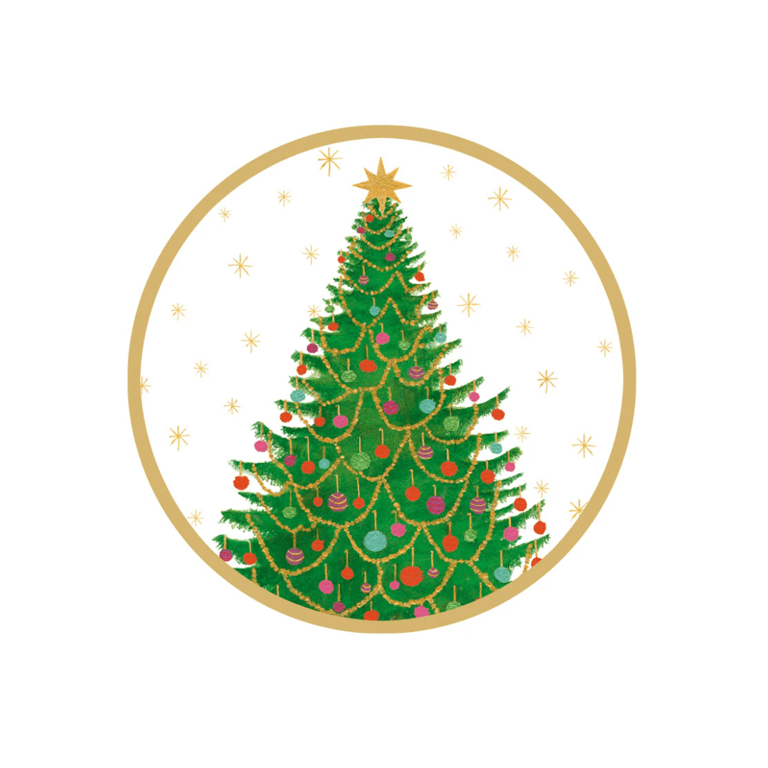 Platos Papel Comida Merry & Bright Set/8 - La Compañía Francesa