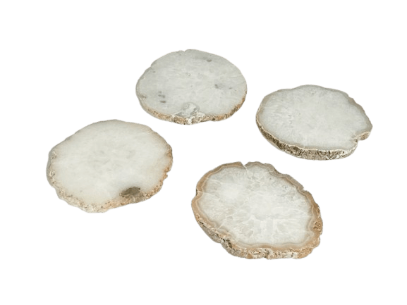 Posavasos Ágata Blanca Set/4 - La Compañía Francesa