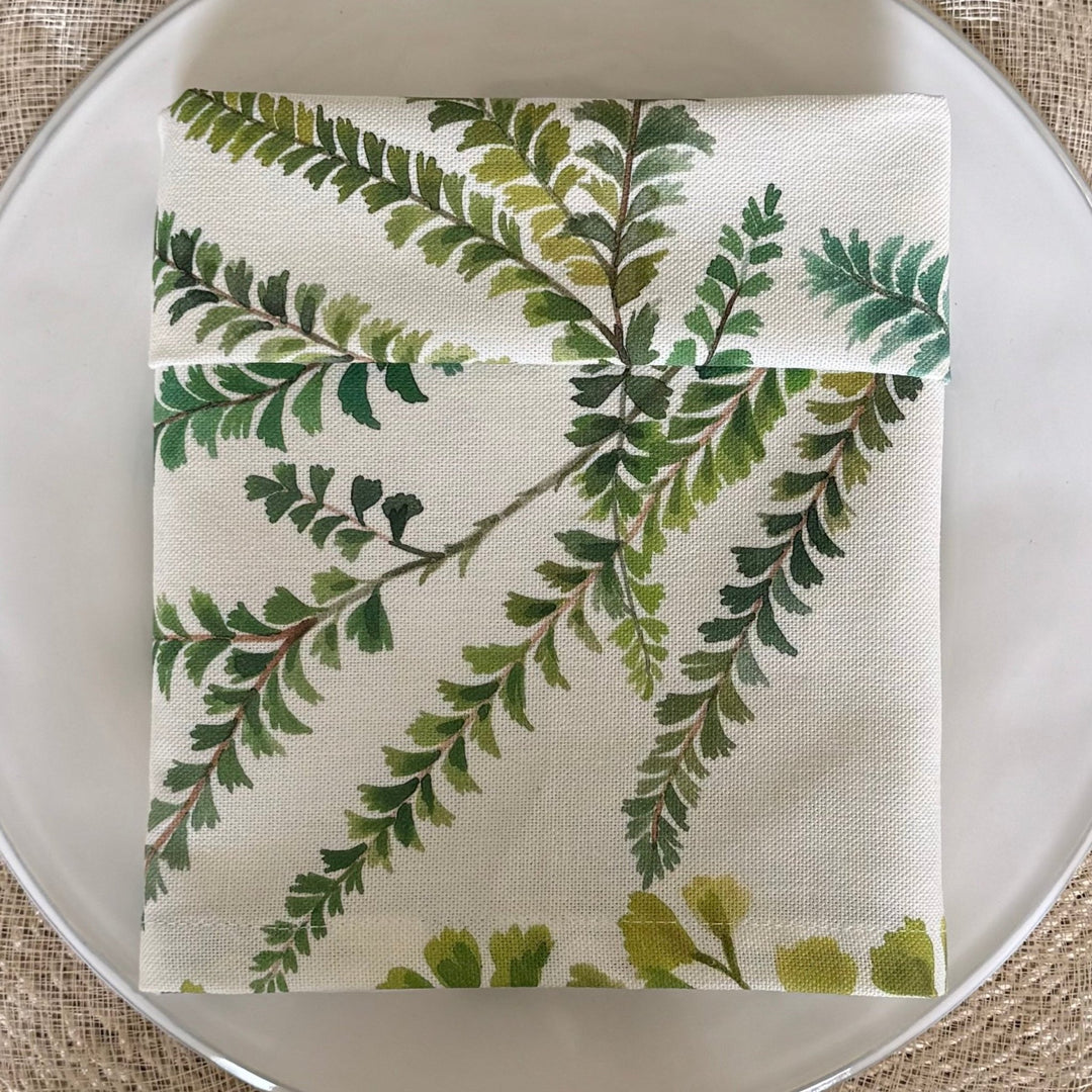 Servilleta de Algodón Estampado El Herbario del Rey - La Compañía Francesa