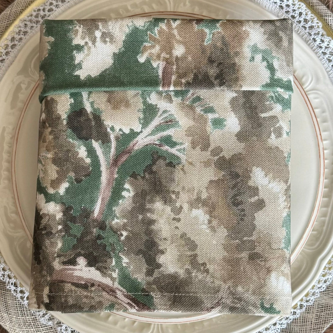 Servilleta de Algodón Estampado La Forêt Vert - La Compañía Francesa