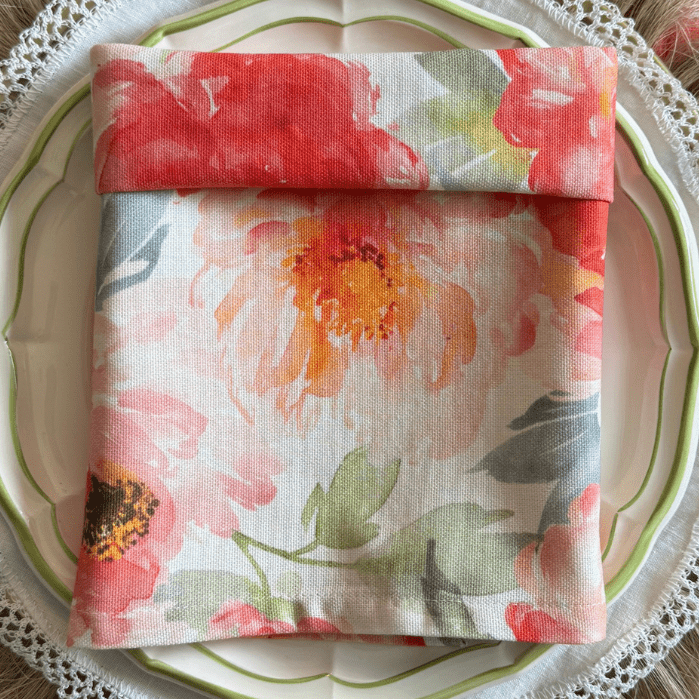Servilleta de Algodón Estampado Pivoine - La Compañía Francesa
