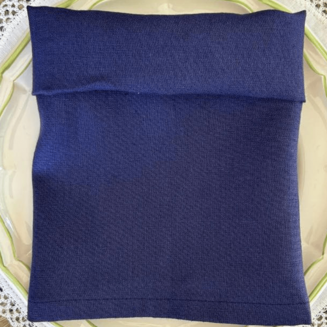 Servilleta de Lino Azul Cobalto - La Compañía Francesa