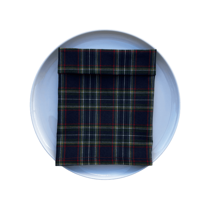 Servilleta Escocés Azul y Rojo - La Compañía Francesa