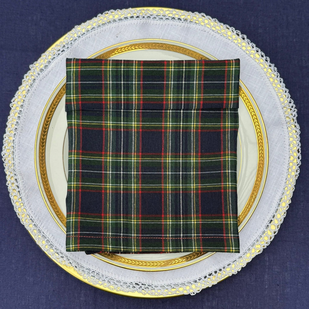 Servilleta Escocés Azul y Rojo - La Compañía Francesa