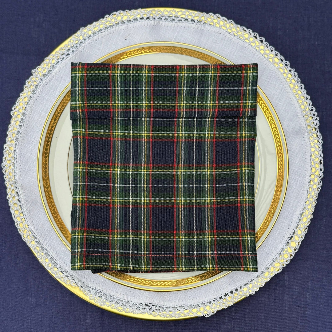 Servilleta Escocés Azul y Rojo - La Compañía Francesa