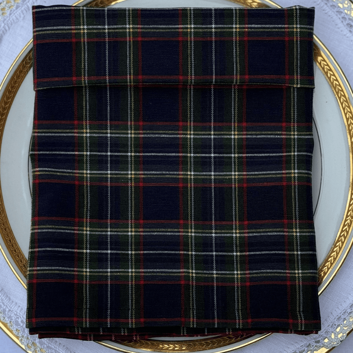 Servilleta Escocés Azul y Rojo - La Compañía Francesa